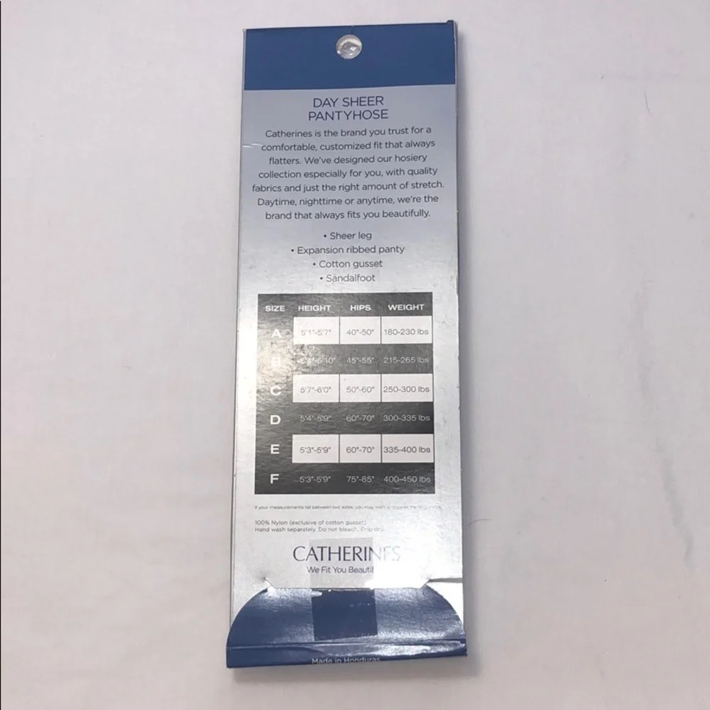 New Catherines Plus Size Daysheer Pantyhose Linen - Sizes A & B